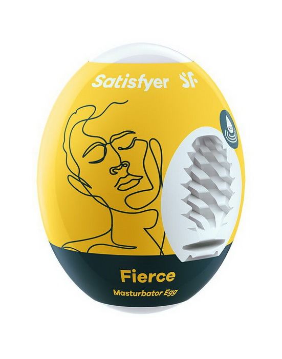Самосмазывающийся мастурбатор-яйцо Satisfyer Masturbator Egg Single Fierce